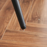 Modern Upholstered Bar Stools Set of 2, Boucle Fabric Counter Height Chairs with Metal Frame & W1901P264275