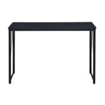 ZUN Black 47.5" Writing Desk with Metal Sled Base B062P184561