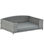 ZUN Dog Bed, Pet Bed, Pet Enclosures, Pet Outdoor Pet Patio Seasonal PE Wicker Pet W170390114