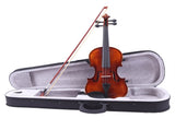 GV201 4/4 Classic Solid Wood Violin Case Bow Violin Strings Rosin Shoulder 23481040