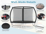 8FT Trampoline with Safety Enclosure, 243.84cm Round Trampoline for Kids Adults 3, 880LBS Static 58851140