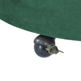 Velvet Upholstered Swivel Chair for Living Room, with Button Tufted Design and Movable Wheels, W48790919