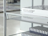 Honeycomb Mesh Style Five Layers Removable Storage Cart Silver 78183712