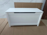 Kids Wooden Toy Box Storage with Safety Hinged Lid for Ages 2 43537735
