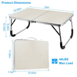 Foldable Laptop Table Notebook Bed Desk Breakfast Reading Writing Lap Tray For Sofa Couch Floor 76235058