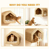 Wooden Cat House 30316726