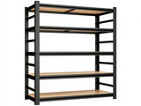 63inch Height Storage Shelving Unit with FiveTier Adjustable Shelves, Can Be Disassembled into Two 26106516