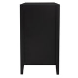 ZUN Featured Three-door Storage Cabinet with Metal Handles, Suitable for Corridors, Entrances, Living WF308089AAB