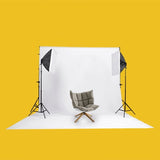 ZUN 45W White Umbrellas Silver Black Umbrellas Soft Light Box Background Stand Light Stands Four 67092009