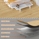 ZUN 3D Retro Laminate Vinyl Flooring Roll, Peel and Stick Linoleum Wood Grain, Vinyl Plank Floor Tiles, 97414543