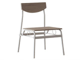 6-Piece Modern Dining Set for Home, Kitchen, Dining Room with Storage Racks, Rectangular Table, 53776053