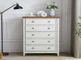 Modern 5 Drawers Dresser 5 Drawers Cabinet,Chest of Drawers Closet Organizers and Clothes W2275P233488