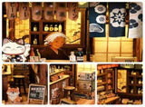 MUSIC PARK 3d wooden puzzle for adults Serene Izakaya book nook with lights model kit dollhouse DIY 07995918