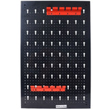 Pegboard Wall Organizer, 4ft Metal Garage Pegboard Tool Organizer w/3 Pegboards, Drill Bit Rack, 40420743