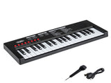 Black 37 Keys Kids Electronic Keyboard with Microphone, 8 Tones & 8 Rhythms Piano Toy for Ages 3 73169368