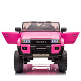 ZUN 24V Two-seater Kids Ride On Car W/Parents Remote Control, Licensed Toyota LC250,2WD,110w Motors,With W1396P190054