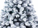 6ft Flocking Tied Light Christmas Tree 83423440