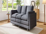 Modern 3-seater Sofa 79.5" Sofa Couch Upholstered Sofa with Dual-layer Seat Cushions for Living N763P351754E