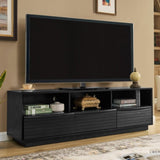 63" Mid-Century Modern TV Stand for TVs up to 75", Thick Sturdy Farmhouse Entertainment Cabinet, W1801P291993