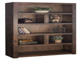 79 inch high Bookcase, No Assembly Required, Whiskey Finish B108P160198