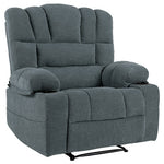 ZUN Massage Recliner Chair Sofa with Heating Vibration W1692P147961