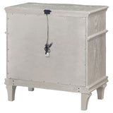 Evangeline Silver Oak 3-Drawer Nightstand B062P344978