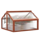 Box Garden Wooden Greenhouse 35.5" x 31.5" x 23.0" 73859462