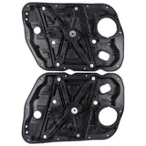 2pcs Front Window Regulators Left & Right Side w/o Motor Fit for Hyundai Sonata 2.0L 2016-2019 10984593