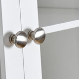 67" Tall Kitchen Pantry Cabinet with Doors and Shelves Large Stand Up Pantry Storage Cabinet with W3417P321849