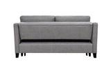 69"3 in 1 Convertible Queen Sleeper Sofa Bed, Modern Fabric Loveseat Futon Sofa Couch w/Pullout Bed, W1417132011
