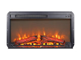 23 inch electric fireplace insert heater with log set & realistic flame, overheating protection W1769P255456
