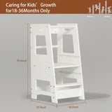 Toddler Standing Tower for Kitchen, Step Stool for Kid's Adjustable Height Learning Stool, Removable W2701P207516
