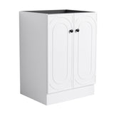 24" Freestanding Bathroom Vanity & 2 Soft-Close Cabinet Doors -Excluding Sink W999P241064