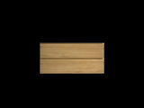 Alice30-106, Wall mount cabinet WITHOUT basin, Natural oak color, with two drawers, Pre-assembled W1865P147102