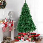 ZUN 5 FT Artificial Christmas Tree, Unlit Christmas Pine Tree with 500 Branch Tips and Sturdy Metal 82881767