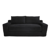 Loveseat Sofa with Memory Foam & Steel Frame - No Assembly, Convertible 2-in-1 Design, Corduroy W3561P324174