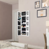 Non Full Mirror Wooden Wall Mounted Mirror Cabinet With Photo Frame, Multi-Layer And Jewelry 72460941