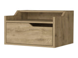Macadamia Dual-Shelf Display Nightstand B062P175141
