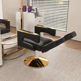 Professional Hydraulic Barber Chair - 360&deg Swivel with Adjustable Height, Stainless Steel 41738739