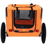 Outdoor Heavy Duty Collapsible Pet Bike Trailer with 16-Inch All-Terrain Wheels & Universal Hitch W1364P268344