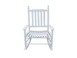 wooden porch rocker chair WHITE, without mat 27677972