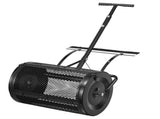 24" Wide Compost & Peat Moss Spreader, Height Adjustable 24.4"-26.4", Durable Lightweight Lawn & 09660392