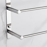 THREE Stagger Layers Towel Rack SUS304 Stainless Steel Hand Polishing Mirror Polished Finished 01286098