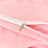 3PC Pure Color Bedding - Microfiber Hotel Series, with Zipper Closure Quilt Cover and Two 68786640