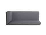 BRAVA X-BACK RIGHT CORNER BENCH, DARK GREY 57968.00DGY