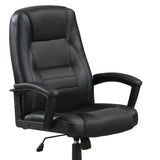 Black Office Chair with Casters B062P153803