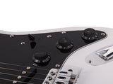 GST Stylish Electric Guitar Kit with Black Pickguard White 34506493