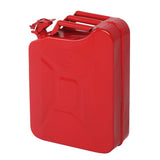 ZUN 20L US Standard Cold-rolled Plate Petrol Diesel Can Gasoline Bucket with Oil Pipe Red 10380296