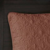 3 Piece Reversible Quilt Set Clay Red King/Cal King B035P266676