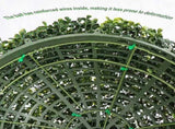 18.5IN dark Artificial Topiary Balls Outdoor Faux Boxwood Decorative Green Spheres for Garden Front W2945P460785